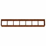 Garden Raised Bed 280x40x40 cm Corten Steel