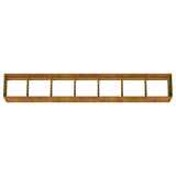 Garden Raised Bed 280x40x40 cm Corten Steel - 45-Degree Angle