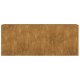 Garden Raised Bed 200x40x80 cm Corten Steel - Top-Down View