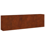 Garden Raised Bed 280x40x80 cm Corten Steel