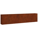 Garden Raised Bed 360x40x80 cm Corten Steel