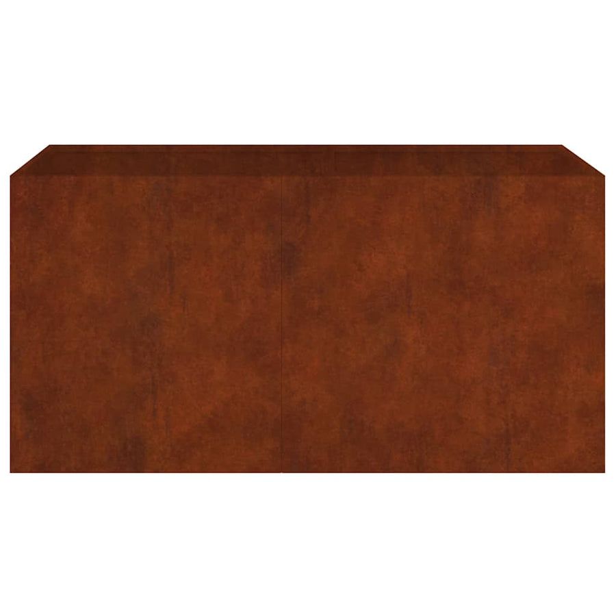 Planter 80x40x40 cm Corten Steel