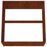 Planter 80x80x40 cm Corten Steel