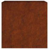 Planter 40x80x80 cm Corten Steel
