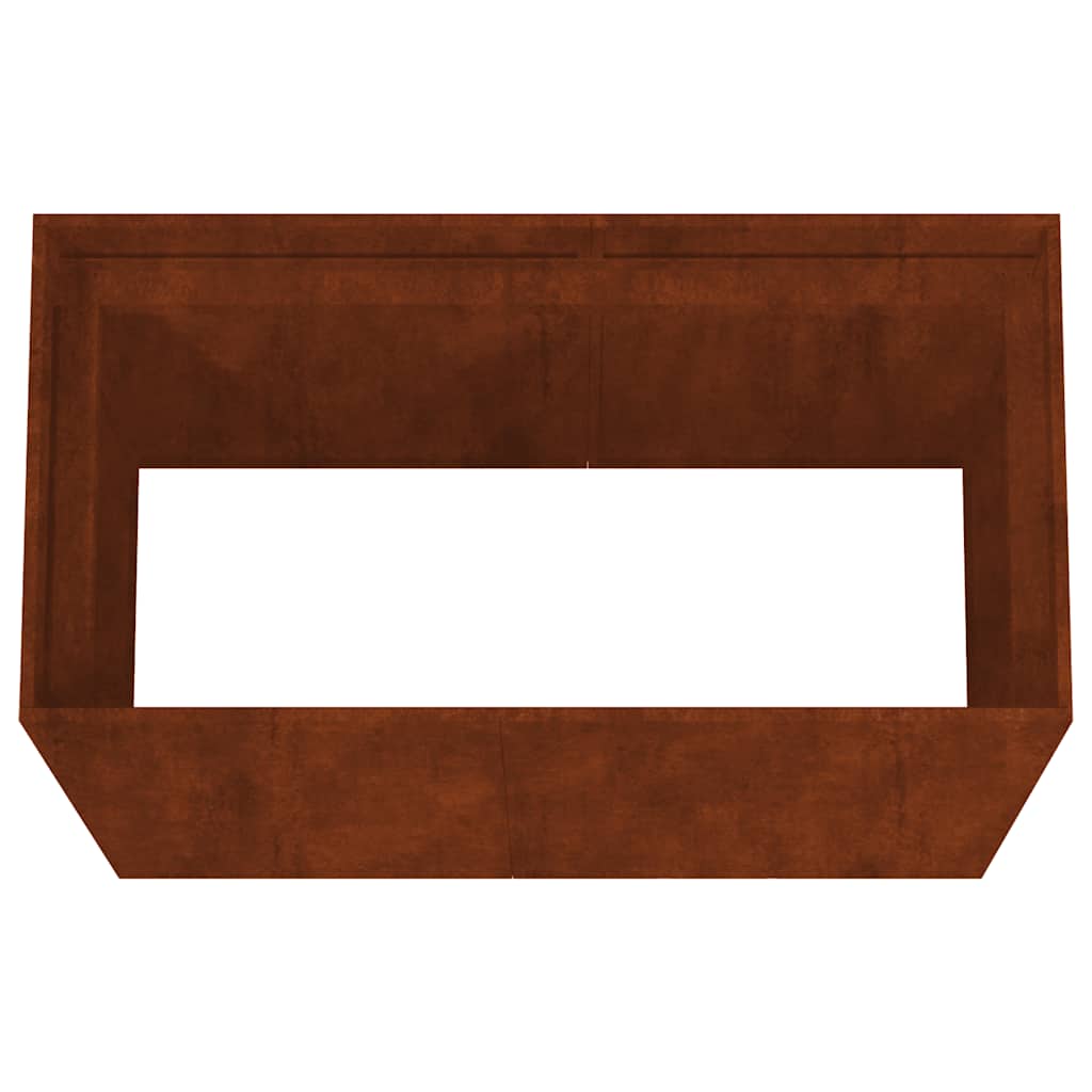 Planter 40x80x80 cm Corten Steel