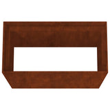 Planter 40x80x80 cm Corten Steel - 45-Degree Angle