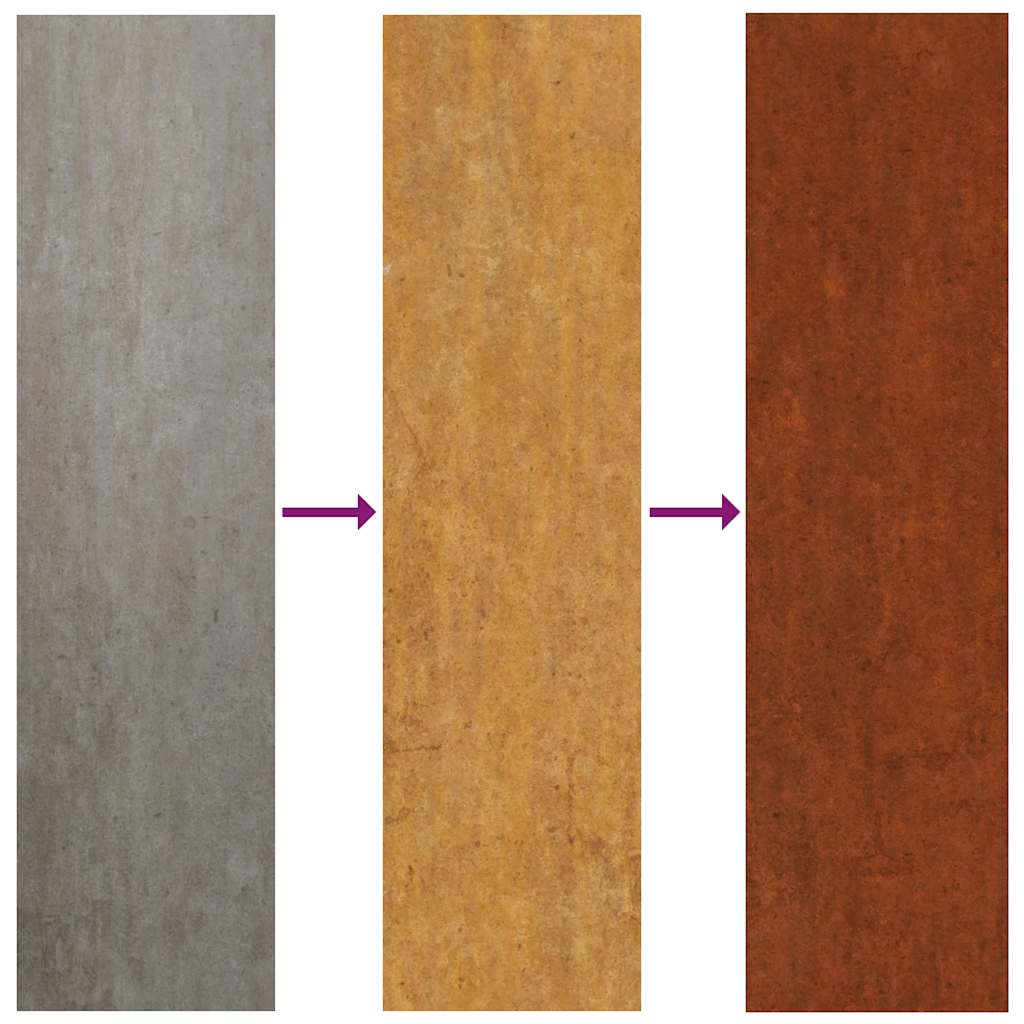 Planter 40x80x80 cm Corten Steel