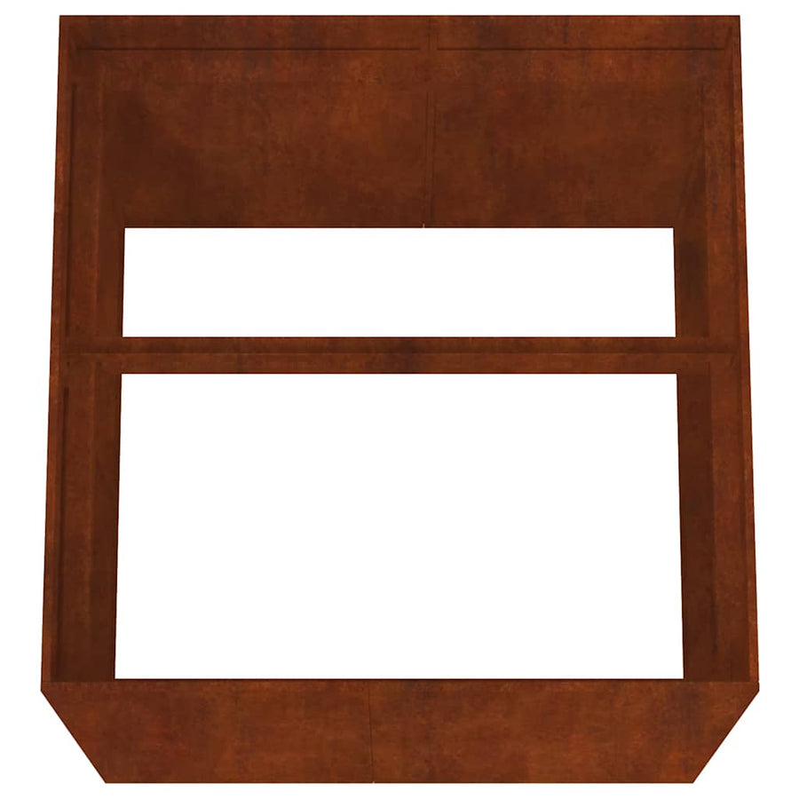 Planter 80x80x80 cm Corten Steel