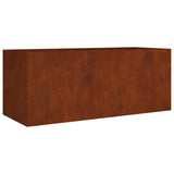 Garden Raised Bed 200x80x80 cm Corten Steel