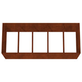 Garden Raised Bed 200x80x80 cm Corten Steel