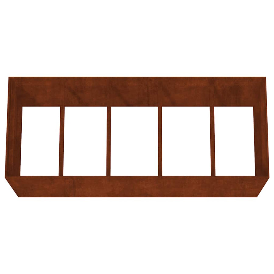 Garden Raised Bed 200x80x80 cm Corten Steel