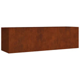 Garden Raised Bed 280x80x80 cm Corten Steel