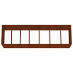 Garden Raised Bed 280x80x80 cm Corten Steel