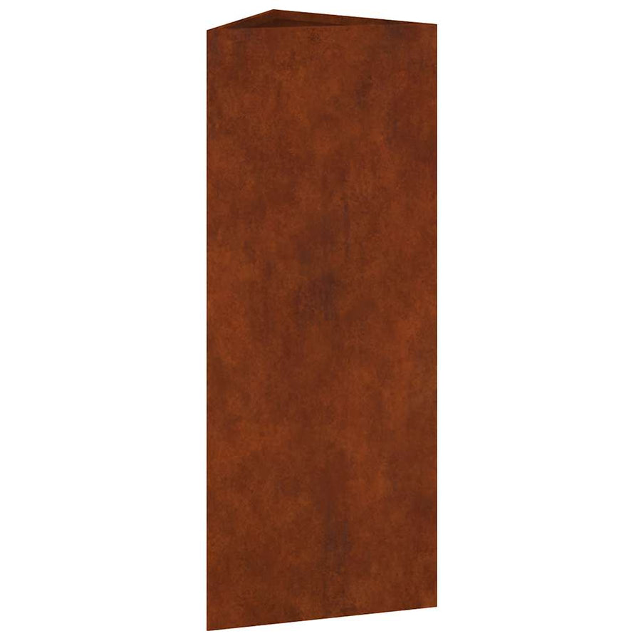 Garden Planter 30x26x75 cm Corten Steel