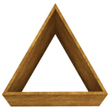 Garden Planter 40x34.5x75 cm Corten Steel - 45-Degree Angle