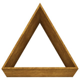 Garden Planter 50x43x75 cm Corten Steel - 45-Degree Angle