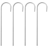 Football Goal with Net White 125x96x60 cm Steel&Polyester - Rear View