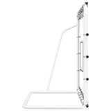 Football Net Rebounder White&Black 184x61x123 cm Steel and PE - Top-Down View