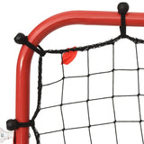 Adjustable Football Kickback Rebounder 96x80x96 cm Steel and PE - 45-Degree Angle