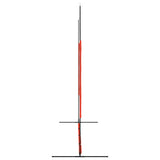 Portable Baseball Net Red&Black 369x107x271 cm Steel&Polyester