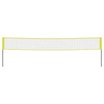 Volleyball Net Yellow and Black 823x244 cm PE Fabric