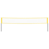 Badminton Net Yellow and Black 600x155 cm PE Fabric
