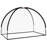 Golf Practice Net Black 300x150x210 cm Polyester - Front View