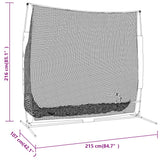 Golf Practice Net Black and Orange 215x107x216 cm Polyester - Extra Image