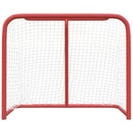 Hockey Goal Red and White 183x71x122 cm Polyester