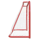 Hockey Goal Red and White 183x71x122 cm Polyester - Top-Down View