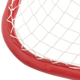 Hockey Goal Red and White 183x71x122 cm Polyester - Rear View