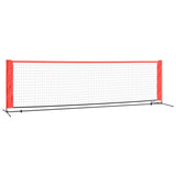 Tennis Net Black and Red 300x100x87 cm Polyester - Front View