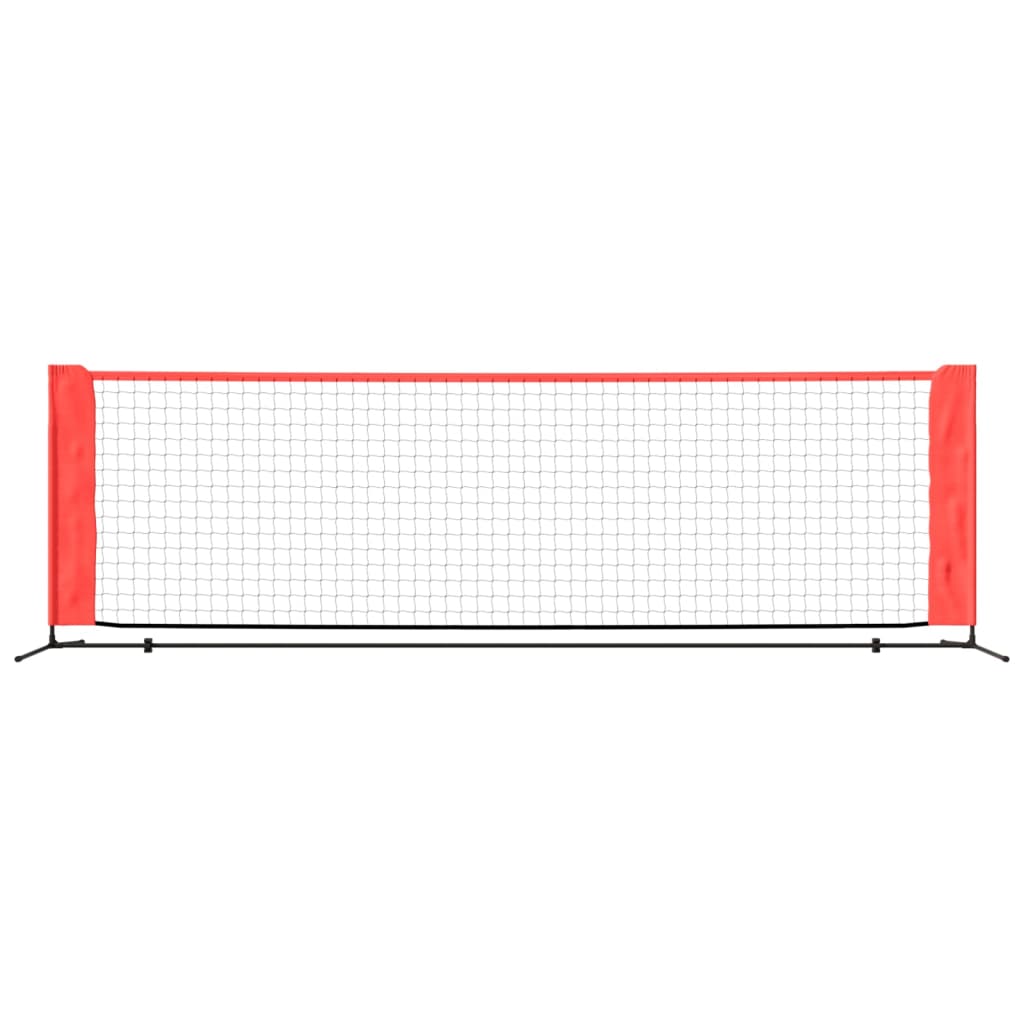 Tennis Net Black and Red 300x100x87 cm Polyester