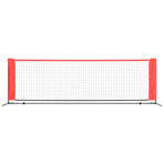 Tennis Net Black and Red 300x100x87 cm Polyester