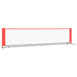 Tennis Net Black and Red 400x100x87 cm Polyester - Front View