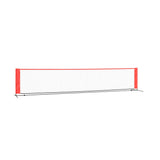 Tennis Net Black and Red 500x100x87 cm Polyester - Front View