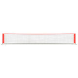 Tennis Net Black and Red 600x100x87 cm Polyester - Side View
