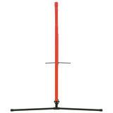 Tennis Net Black and Red 600x100x87 cm Polyester - Top-Down View