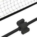 Tennis Net Black and Red 600x100x87 cm Polyester - Close-Up Angle