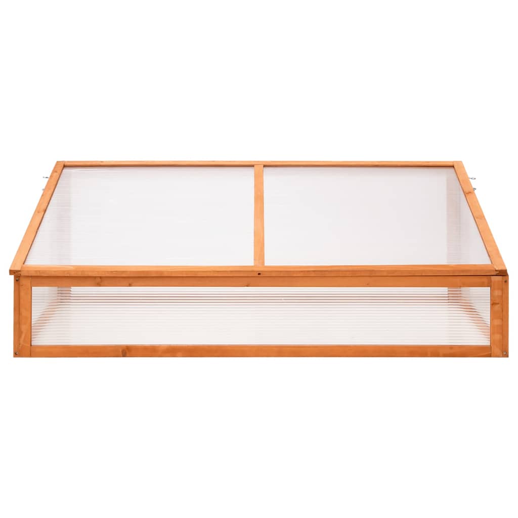 Greenhouse Orange 110x56x39 cm Fir Wood