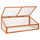 Greenhouse Orange 110x56x39 cm Fir Wood