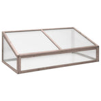 Greenhouse Grey 110x56x39 cm Fir Wood