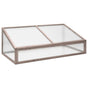 Greenhouse Grey 110x56x39 cm Fir Wood