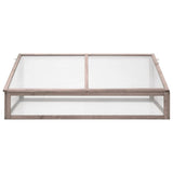 Greenhouse Grey 110x56x39 cm Fir Wood