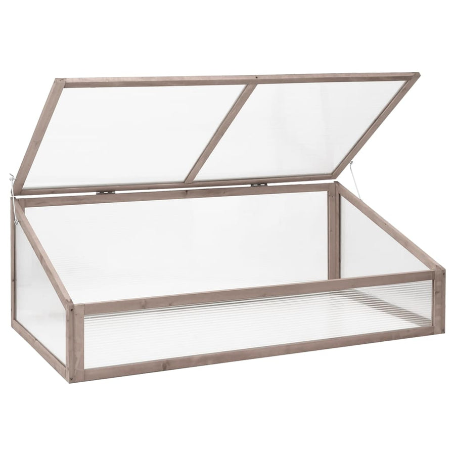 Greenhouse Grey 110x56x39 cm Fir Wood