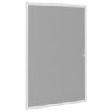 Insect Screen for Windows White 90x120 cm - Front View