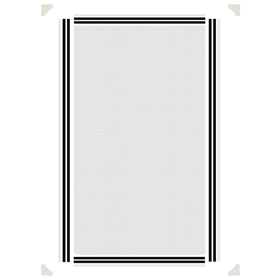 Magnetic Insect Screen for Windows White 80x140 cm