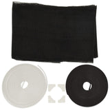 Magnetic Insect Screen for Windows White 80x140 cm - Close-Up Angle