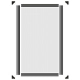Magnetic Insect Screen for Windows Anthracite 80x140 cm
