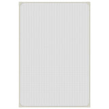 Magnetic Insect Screen for Windows White 80x120 cm - Side View